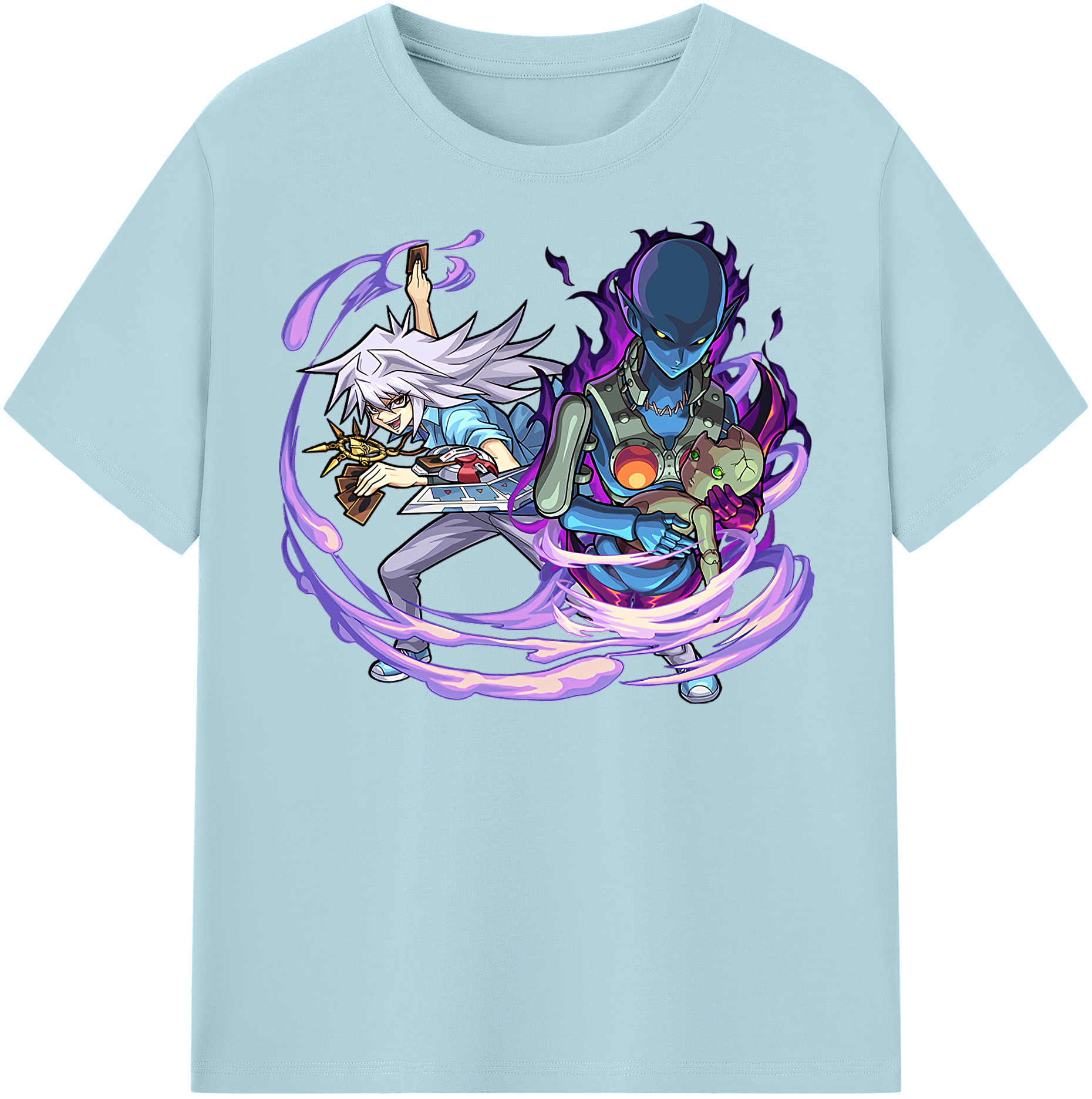 （画像用） 遊☆戯☆王 Yu-Gi-Oh! 綿100％半袖Tシャツ（フロントプリント）